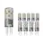 Fordelspakning 10x Noxion Bolt LED Capsule G9 3.8W 470lm - 827 ekstra varm hvit | erstatter 40W
