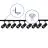 Bright Choice Komplet set 1-Fase Rail L 2 x 2 Meter Svart | incl. 9x Spot + GU10 2700K 3W Dimbar + Endestykke, Strömkontakt og L -Koblingsstykke