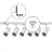 Bright Choice Komplet set 1-Fase Rail L 1 x 2 Meter Hvit | incl. 6x Spot + GU10 2700K 3W Dimbar + Endestykke, Strömkontakt og L -Koblingsstykke