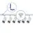 Bright Choice Komplet set 1-Fase Rail L 1 x 1,5 Meter Hvit | incl. 6x Spot + GU10 2700K 3W Dimbar + Endestykke, Strömkontakt og L -Koblingsstykke