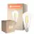 Fordelspakning 6x Ledvance filament LED E27 Pære klar 3.8W 806lm - 830 varm hvit | erstatter 60W
