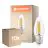 Fordelspakning 10x Ledvance Classic LED E27 Mignon Filament Klar 3.4W 470lm - 827 Ekstra Varm Hvit | Dimbar - Erstatter 40W