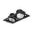 Philips LED Spot Greenspace Accent Gridlight Aluminium Svart 62W 4000lm 120D - 830 Varm Hvit | 154mm - IP20 - Interact Dimbar