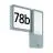 Eglo Veggbelysning Cheira Aluminium Sølv 2W 300lm - 830 Varm Hvit | IP44 - Bevegelses- og Lyssensor