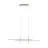 Eglo Pendel Lampe Trepilia Aluminium Stål Slipt 20W 2500lm - 830 Varm Hvit | IP20