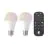 Dobbeltpakke Eglo LED E27 Pære Klar Filament 11W 1300lm - 827-865 Innstillbar Hvit + RGB | Erstatter 100W