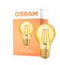 Osram Vintage 1906 LED E27 Pære filament gull 6.5W 725lm - 824 ekstra varm hvit | erstatter 60W