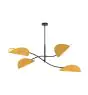 Emibig Taklampe Lotus Stål Svart | Egnet for 4x E14 - Max 10W