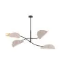 Emibig Taklampe Lotus Stål Svart | Egnet for 4x E14 - Max 10W