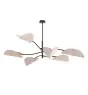 Emibig Taklampe Lotus Stål Svart | Egnet for 6x E14 - Max 10W