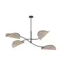 Emibig Taklampe Lotus Stål Svart | Egnet for 4x E14 - Max 10W