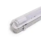 Noxion LED Lyslister Vanntett Armatur Poseidon V2.0 | incl. 1x Noxion LED Lysrør T8 Standard Output 9W 900lm - 840 Kald Hvit - 60cm