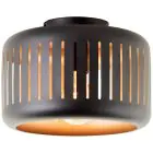 Brilliant Tyas Taklampe Metall Svart Gull | 270mm - Egnet for 1x E27