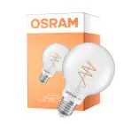 Osram Vintage 1906 LED E27 Globe Filament Klar 4.6W 470lm - 927 Ekstra Varm Hvit | Beste Fargegjengivelse - Dimbar - Erstatter 40W