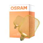 Osram Decor Flat Lamp In Metall Armatur LED E27 Special Matt Gull 3.5W 300lm - 827 Ekstra Varm Hvit | Erstatter 25W