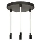 Ledvance Decor Glow Pendel Lampe Svart 28W 1400lm - 927 Ekstra Varm Hvit | 400mm - Beste Fargegjengivelse