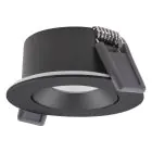 Ledvance LED spot Air Adjust Aluminium svart 4W 320lm 36D - 930 varm hvit | Utskjæring 68mm - IP23 - beste fargegjengivelse - dimbar