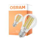 Osram Classic LED E27 Pære Filament Klar 7.2W 1521lm Ultra Efficiency - 840 Kald Hvit | Erstatter 100W