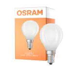 Osram LED Classic LED E14 Pære Filament Matt 2.2W 470lm - 840 Kald Hvit | Erstatter 40W
