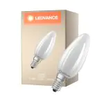 Ledvance LED Classic E14 Mignon Filament Matt 1.2W 255lm - 840 Kald Hvit | Erstatter 25W