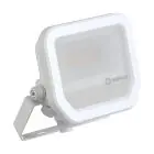 Ledvance LED Flomlys Aluminium Hvit 8W 1100lm 100D - 830 Varm Hvit | IP66 - Symmetrisk