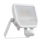 Ledvance LED Flomlys Aluminium Hvit 41W 5500lm 100D - 830 Varm Hvit | IP65 - Bevegelses- Og Lyssensor - Symmetrisk