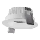 Ledvance LED Spot Adjust Aluminium Hvit 8W 680lm 36D - 930 Varm Hvit | Utskjæring 83mm - IP20 - Beste Fargegjengivelse - Dimbar