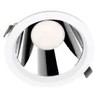 Ledvance LED Downlight Comfort Opal Aluminium 18W/15W/12W 2160lm/1800lm/1440lm 95D - 930-940 CCT | Utskjæring 200mm - IP44 - Beste Fargegjengivelse - Dali Dimbar