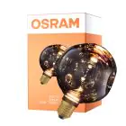 Osram Decor LED Lamp Svart Glass E27 3.5W 300lm - 827 Ekstra Varm Hvit | Erstatter 25W