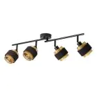Ledvance Decor Spot Hornet Tak Spot Svart 4x2.8W - 827 Ekstra Varm Hvit | Inkl. 4x E14