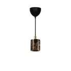 Nordlux Siv Pendel Lampe Marmor og Metall Brun | 65mm - Egnet for E27