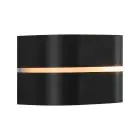 Nordlux Sibelis Veggbelysning Aluminium Svart | IP44 - Egnet for E27
