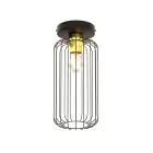 Emibig Taklampe Barn Stål Svart | Egnet for 1x E27 - Max 15W