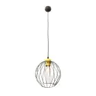 Emibig Pendel Lampe Nando Stål Svart | Egnet for 1x E27 - Max 15W