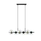 Emibig Pendel Lampe Rory Stål Svart | Egnet for 6x E14 - Max 10W