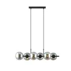 Emibig Pendel Lampe Rory Stål Svart | Egnet for 6x E14 - Max 10W