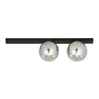 Emibig Taklampe Fit Stål Svart | Egnet for 2x E14 - Max 10W