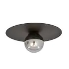 Emibig Taklampe Solar Stål Svart | Egnet for 1x E14 - Max 10W