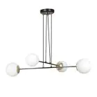 Emibig Pendel Lampe Ognis Stål Svart | Egnet for 4x E27 - Max 10W