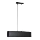 Emibig Pendel Lampe Gentor Stål Svart | Egnet for 2x E27 - Max 15W