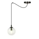 Emibig Pendel Lampe Gigi Stål Svart | Egnet for 1x E14 - Max 10W