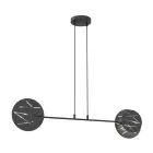 Emibig Pendel Lampe Xotic Stål Svart | Egnet for 2x E27 - Max 15W