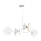 Emibig Pendel Lampe Xotic Stål Hvit | Egnet for 4x E27 - Max 15W