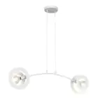 Emibig Pendel Lampe Euforia Stål Hvit | Egnet for 2x E27 - Max 15W