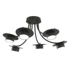 Emibig Taklampe Enso Stål Svart | Egnet for 6x GX53 - Max 12W