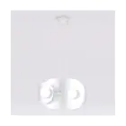 Emibig Pendel Lampe Elementi Stål Hvit | Egnet for 4x G9 - Max 8W