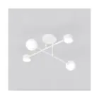 Emibig Taklampe Holon Stål Hvit | Egnet for 2x G9 - Max 8W, 2x GX53 - Max 12W