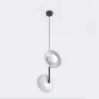 Emibig Pendel Lampe Vanila Stål Grå | Egnet for 2x G9 - Max 8W