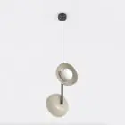 Emibig Pendel Lampe Vanila Stål Brun | Egnet for 2x G9 - Max 8W