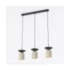 Emibig Pendel Lampe Ego Stål Brun | Egnet for 3x E14 - Max 10W